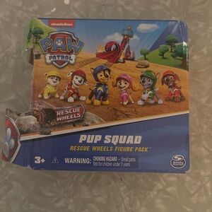Paw Patrol Pup Squad Rescue Wheels Figure Pack - Multicolor